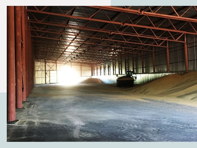 Строительство зернохранилищ в Бердске