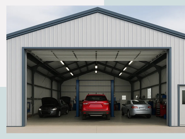 Ангары из сэндвич панелей от 625 руб. в Бердск