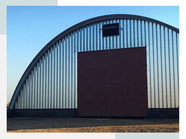 Бескаркасные ангары в Бердске