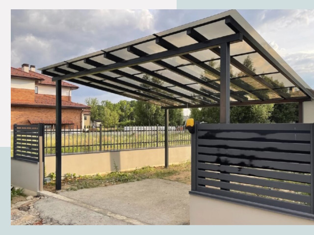 Металлические навесы в Бердск от 625 руб. за м²