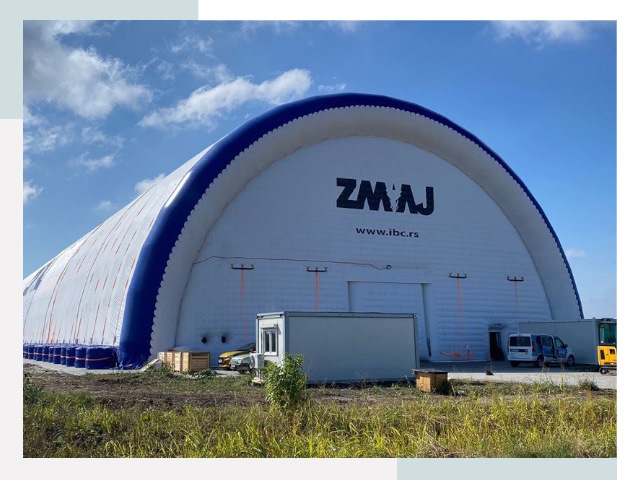 Брендирование ангаров в Бердске