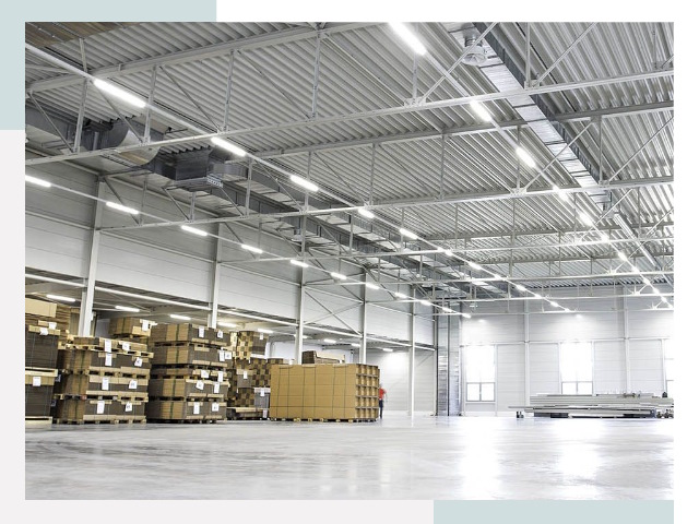 Освещение ангаров в Бердске