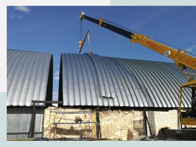 Реконструкция ангаров в Бердске от 625 руб.