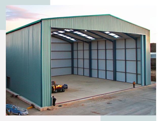 Строительство ангаров в Бердске